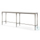 Holland White Grey Marble And Bronze Console Table