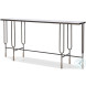 Harmon White Carrara Marble And Oil Rubbed Bronze Console Table