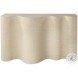 Layton Off White Raffia Console Table