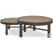 Aster Natural And Dark Stain Large Cocktail Table