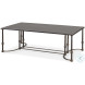 Arezzo Grey And Oil Rubbed Bronze Coffee Table