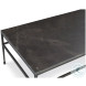 Orvieto Honed Graffito Marble And Bronze Cocktail Table