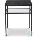 Orvieto Honed Graffito Marble And Bronze Occasional Table Set
