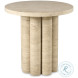 Tivoli Travertine Large Spot Table