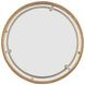 Grand Tour Furniture Gold Round Glass Top Barnet Side Table