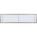 Grand Tour Furniture Gold Rectangular Glass Top Barnet Occasional Table Set