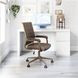 Auction Espresso Adjustable Swivel Office Chair