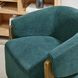 Finley Island Teal Swivel Accent Chair