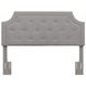 Alta Gray Upholstered Queen Headboard