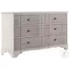 Alcove Belgian Ivory And Washed Maple Dresser