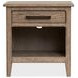 Claremont Smokey Taupe 1 Drawer Open Nightstand with USB Charging