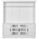 Shoreham Effortless White 76" TV Stand with Hutch