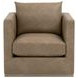 Siena Brown Plinth Base Swivel Club Chair
