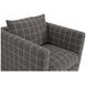 Siena Gray Plinth Base Swivel Club Chair