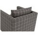 Siena Gray Plinth Base Swivel Club Chair