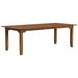 Silverdale Russet 90" Extendable Rectangular Dining Table