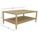 Sinclair Natural Rectangular Coffee Table