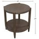 Sinclair Walnut Round End Table