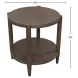 Sinclair Walnut Round End Table