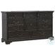 Hickory Creek Brown Velvet 10 Drawer Dresser