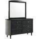 Skyline Onyx Rectangular Dresser Mirror