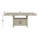 Garland Sand 80" Extendable Rectangular Counter Height Table with Storage