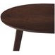 Tioga Brown and Cherry 47" Round Dining Table