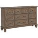 Mariana Mocha 9 Drawer Dresser