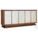 Lloyds Leopard Brown And Silver Entertainment Credenza