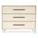 Amberwood Textured Cream 3 Drawer Chest