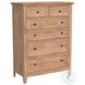 San Mateo Wheat Storage Bedroom Set