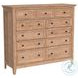 San Mateo Wheat Storage Bedroom Set
