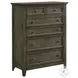 San Mateo Gray 6 Drawer Standard Chest