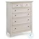 San Mateo Rustic White 6 Drawer Standard Chest