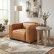 MS Rich Brown Caramel Leather Fresco Power Recliner with Power Headrest