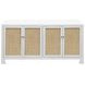 Sofia White Lacquer 4 Door Cabinet