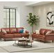 Soleil Brandy Leather 58" Loveseat