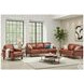 Soleil Brandy Leather Living Room Set