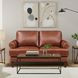 Soleil Brandy Leather 58" Loveseat