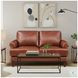 Soleil Brandy Leather 58" Loveseat