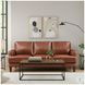 Soleil Brandy Leather Living Room Set