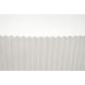 Soleil Ivory Outdoor Round Fluted Concrete Top Coffee Table