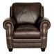 Brookstone Chocolate Leather Living Room Set with Nailhead Trim