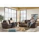 Brookstone Chocolate 61" Leather Loveseat with Nailhead Trim