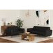 Symphony Black 65" Loveseat