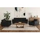 Symphony Black 65" Loveseat