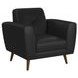Symphony Black Upholstered Chair