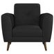 Symphony Black Upholstered Chair