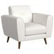 Symphony White Upholstered Chair