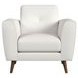 Symphony White Upholstered Chair